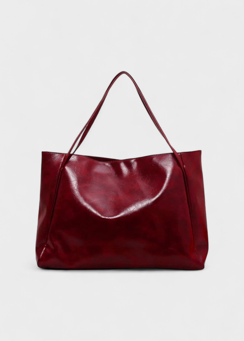 Dina - Läderhandväska Tote Bag