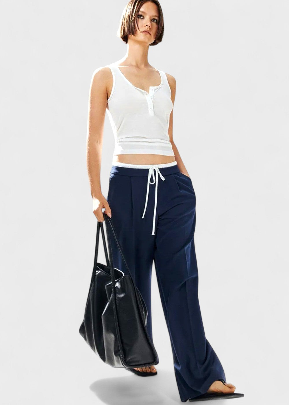 Dina - Läderhandväska Tote Bag
