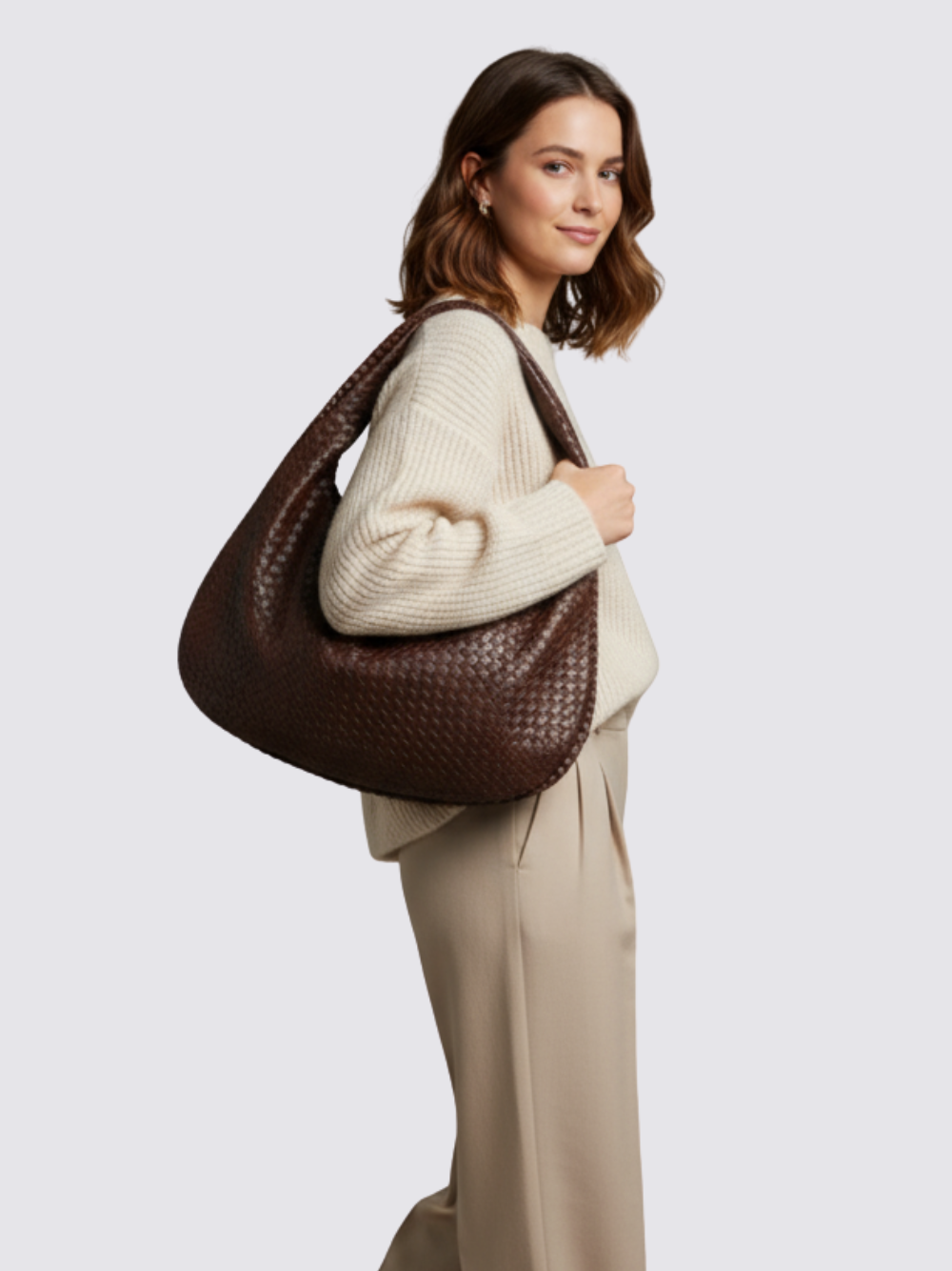 Medium Bogota-väska - Burgundy
