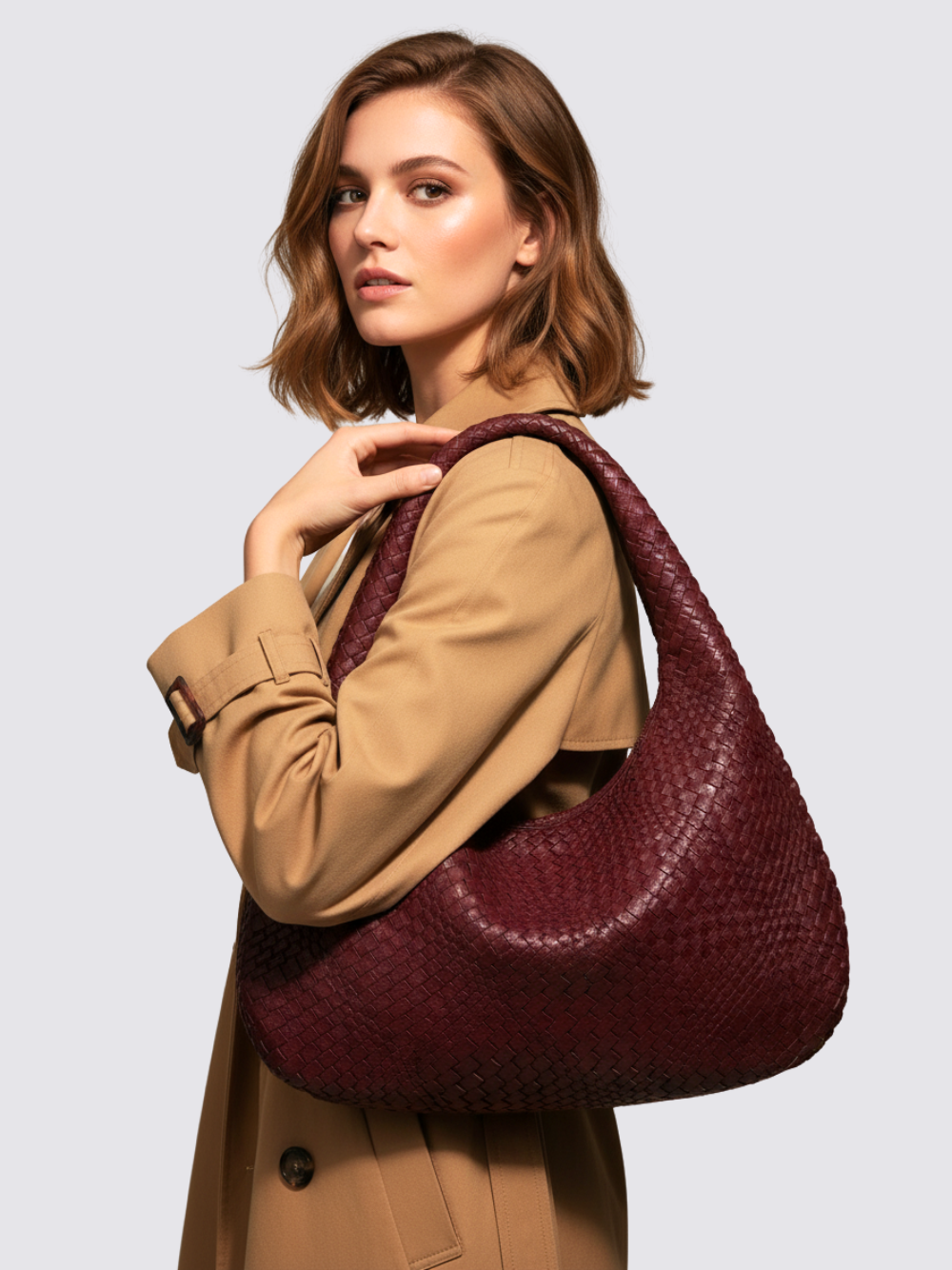 Medium Bogota-väska - Burgundy