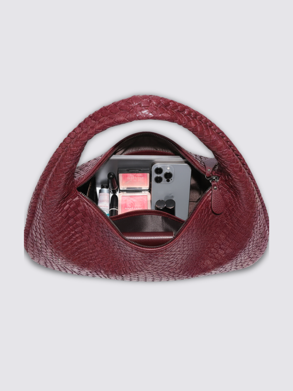 Medium Bogota-väska - Burgundy