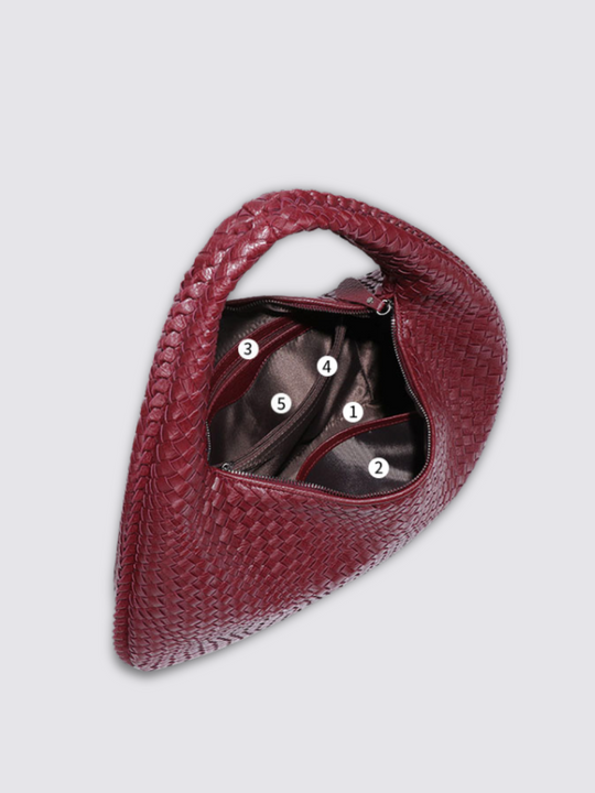 Medium Bogota-väska - Burgundy