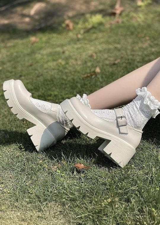 Bonnie - Oxfords Svarta Lackläder Pumps Boots